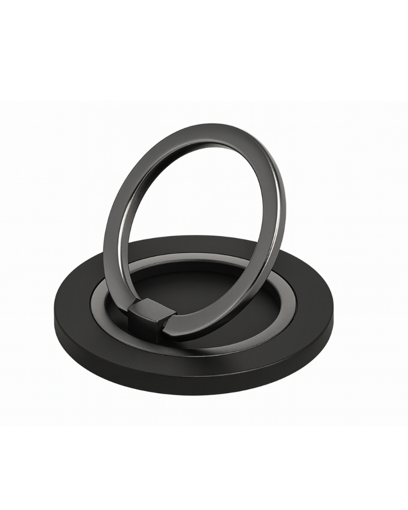 Magnetisk Mobilring – MagSafe Kompatibel Ringhållare - Svart
